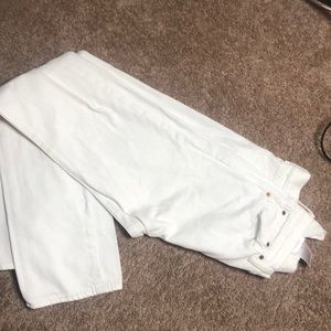 White jeans